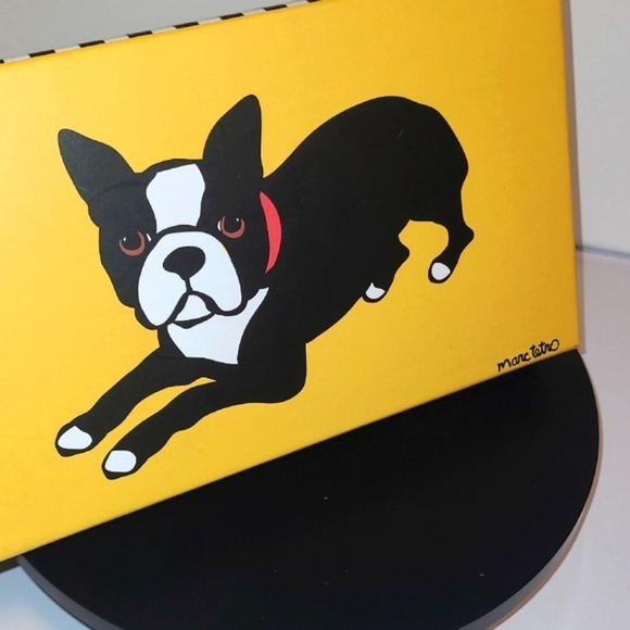 Marc Tetro Boston Terrier Zip Around Wallet - Picture 4 of 4